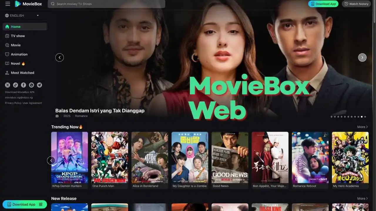 MovieBox Web