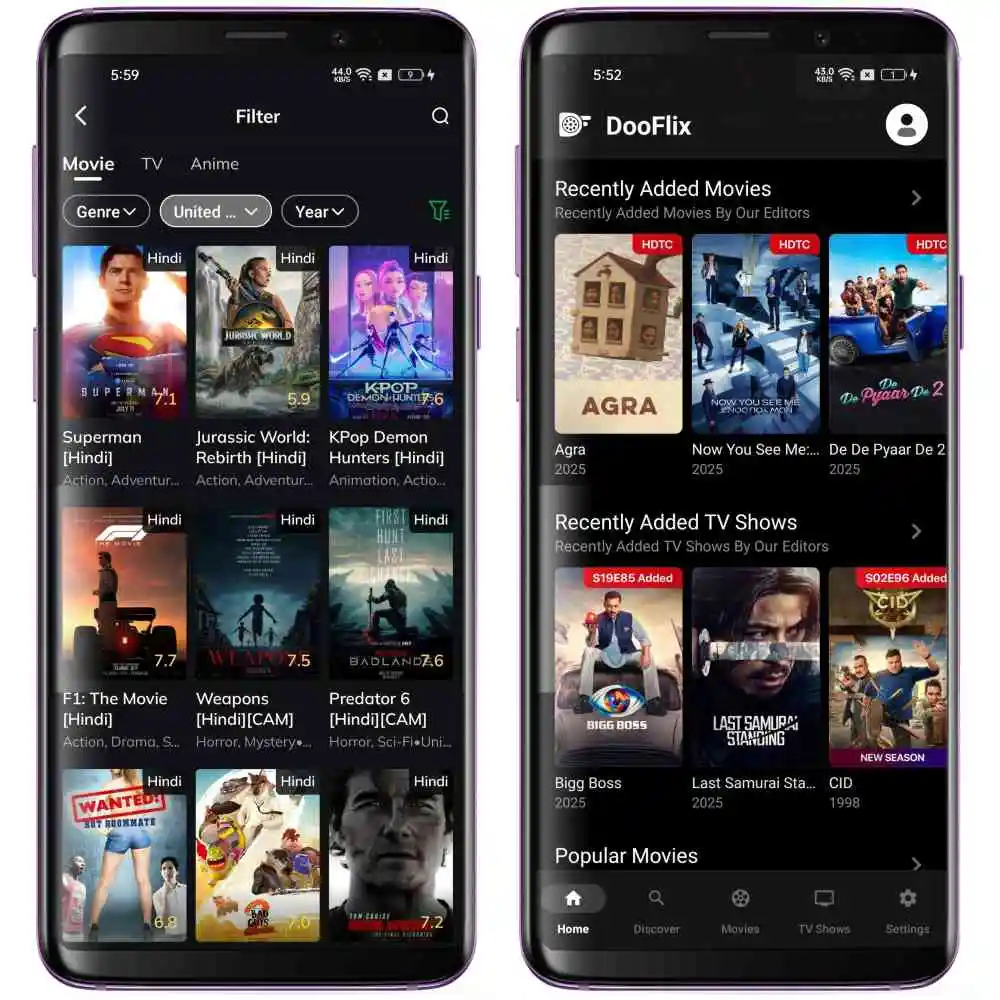 MovieBox Vs Dooflix Comparison